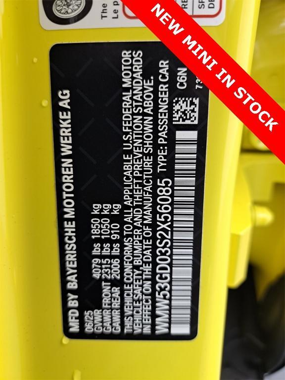 new 2025 MINI Hardtop car, priced at $37,410