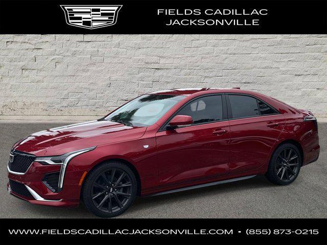 new 2025 Cadillac CT4 car, priced at $47,310