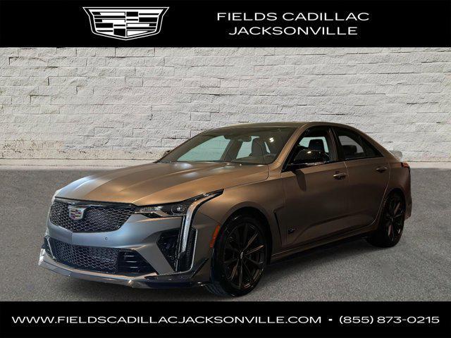 new 2025 Cadillac CT4-V car, priced at $96,110