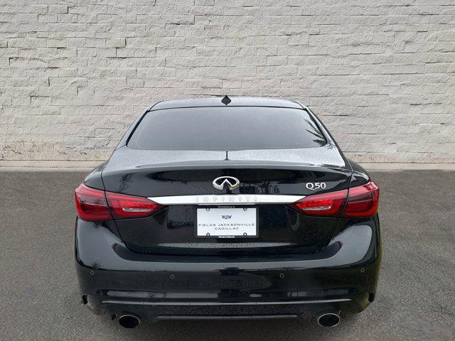 used 2022 INFINITI Q50 car, priced at $27,550