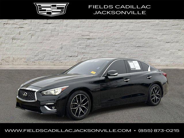 used 2022 INFINITI Q50 car, priced at $27,550
