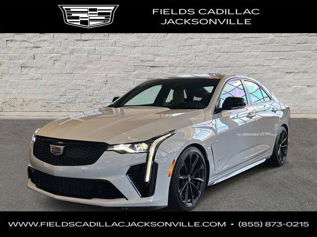 used 2022 Cadillac CT4-V car, priced at $58,900