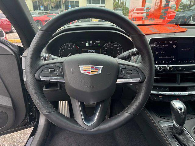 new 2025 Cadillac CT4 car, priced at $47,315