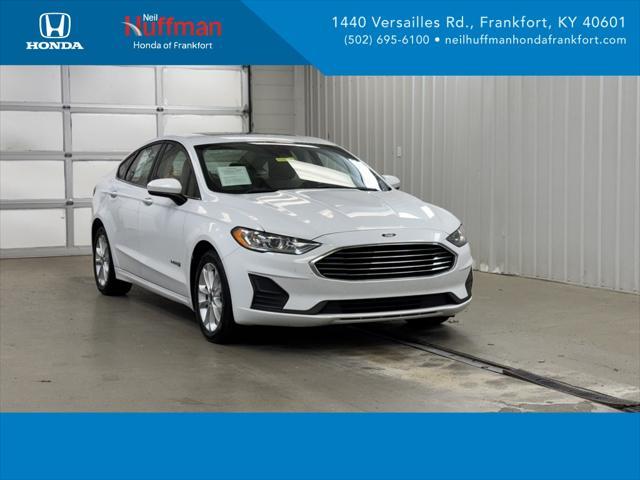 used 2019 Ford Fusion Hybrid car, priced at $12,758