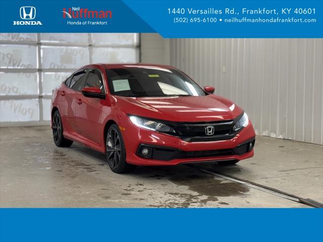 used 2020 Honda Civic car, priced at $18,205