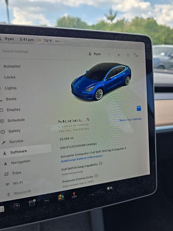 used 2021 Tesla Model 3 car, priced at $29,995