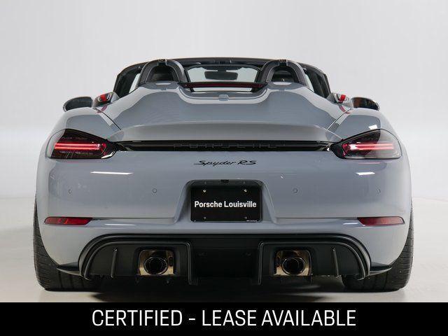 used 2025 Porsche 718 Spyder car, priced at $216,995