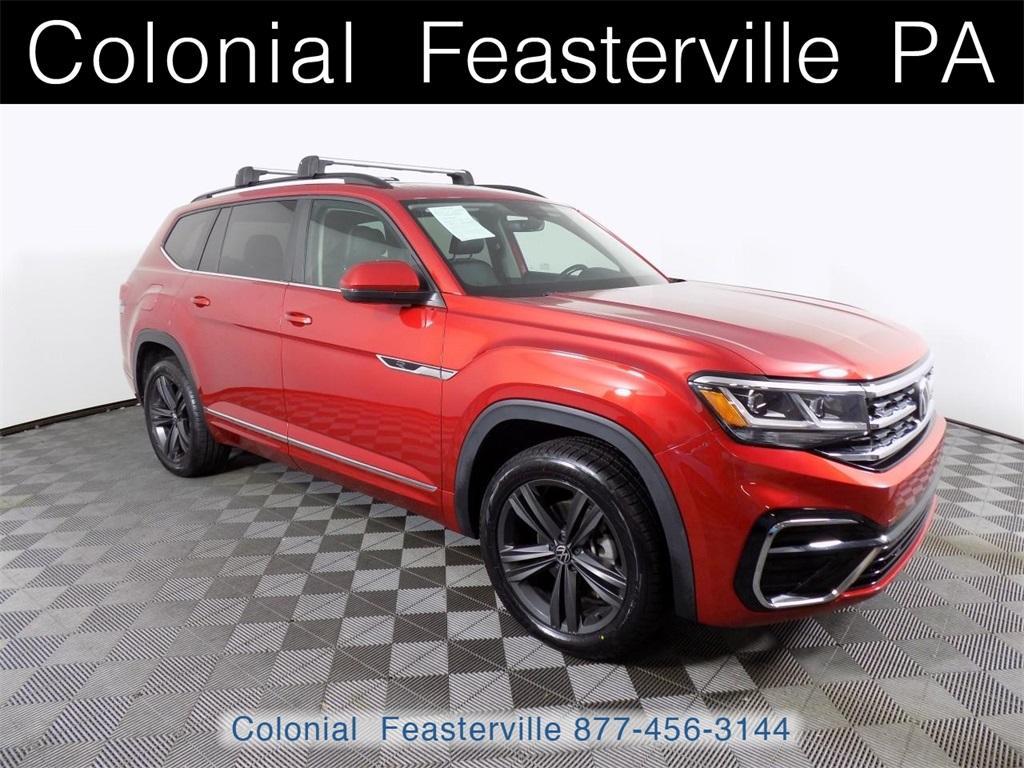 used 2021 Volkswagen Atlas car, priced at $30,999