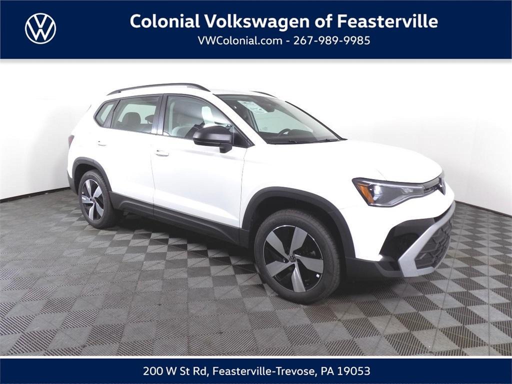 new 2025 Volkswagen Taos car, priced at $28,058