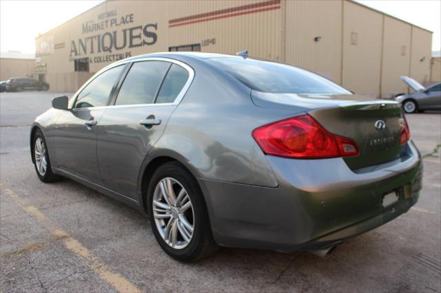 used 2012 INFINITI G37 car, priced at $8,499