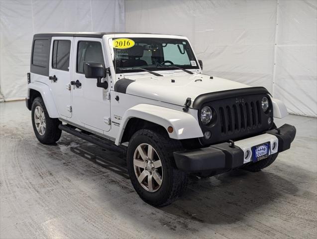 used 2016 Jeep Wrangler Unlimited car, priced at $22,195