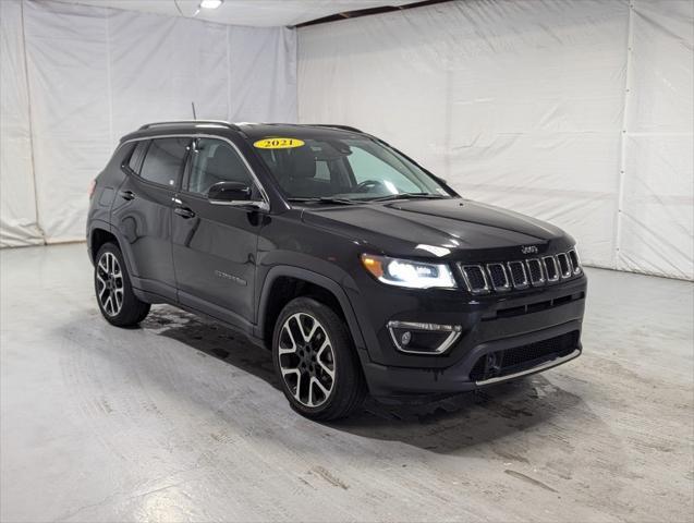 used 2021 Jeep Compass car, priced at $20,317