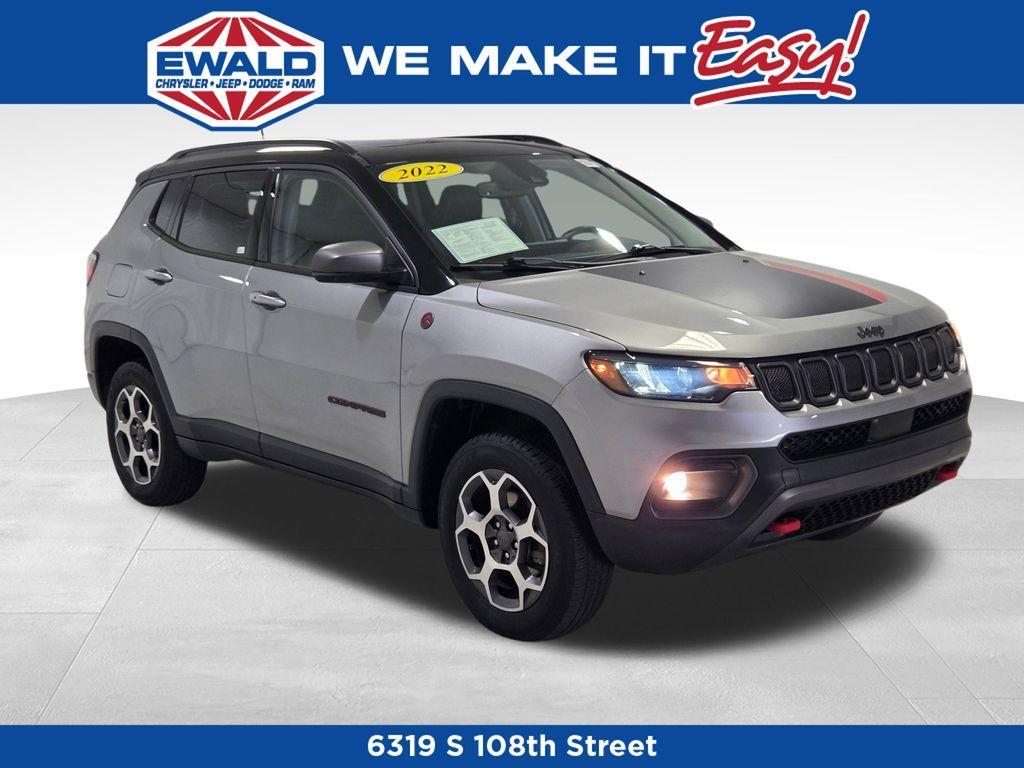 used 2022 Jeep Compass car, priced at $24,216