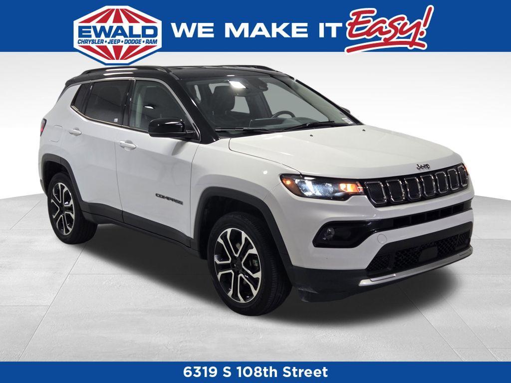 used 2022 Jeep Compass car, priced at $23,501