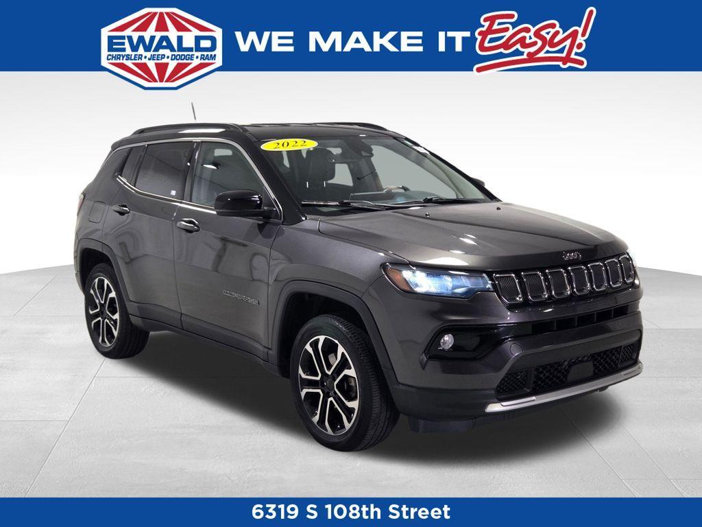 used 2022 Jeep Compass car, priced at $23,764