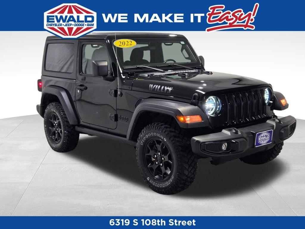used 2022 Jeep Wrangler car, priced at $31,991