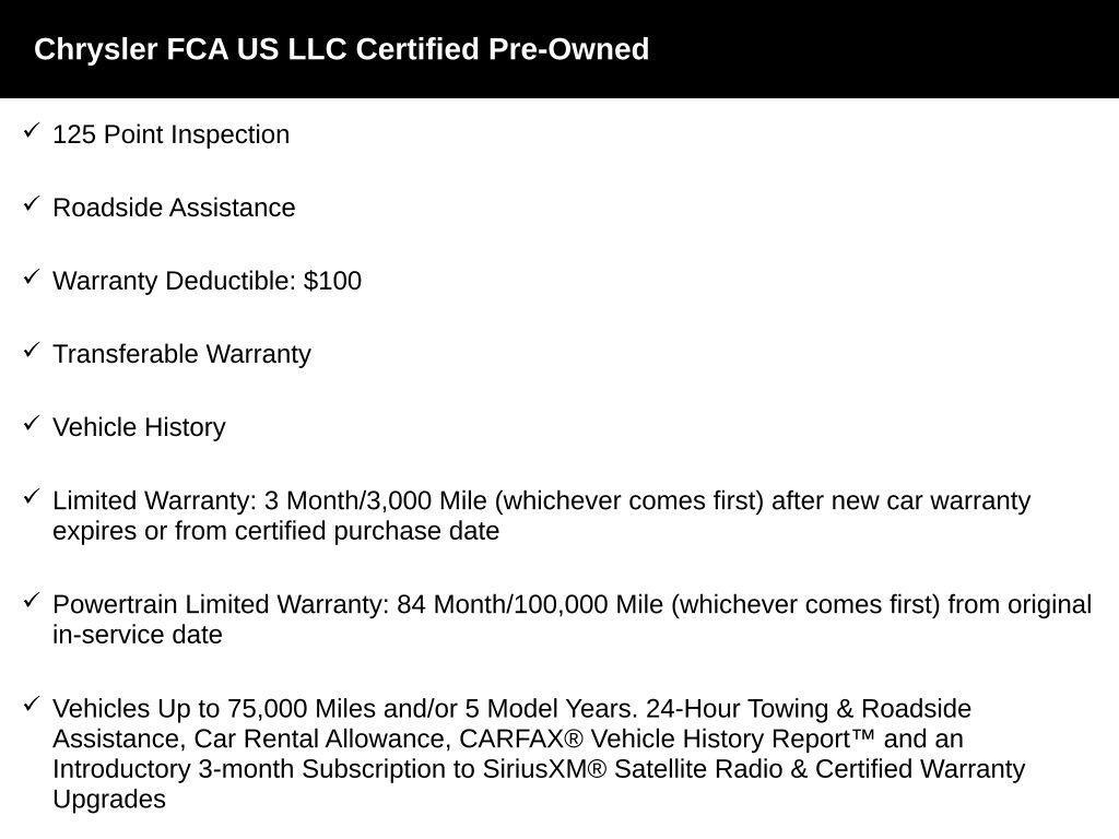 used 2023 Chrysler Pacifica car, priced at $23,890