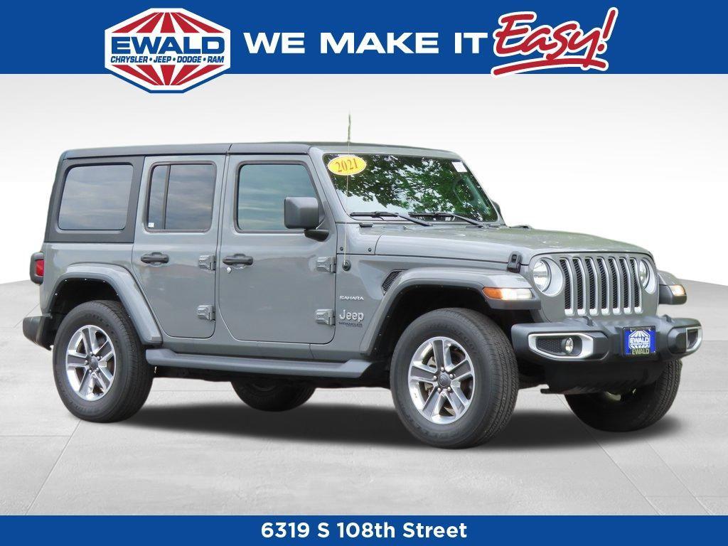 used 2021 Jeep Wrangler Unlimited car, priced at $33,777