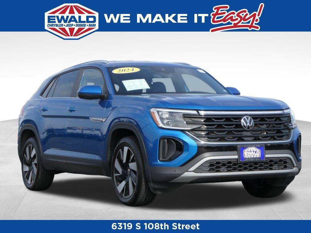 used 2024 Volkswagen Atlas Cross Sport car, priced at $32,447