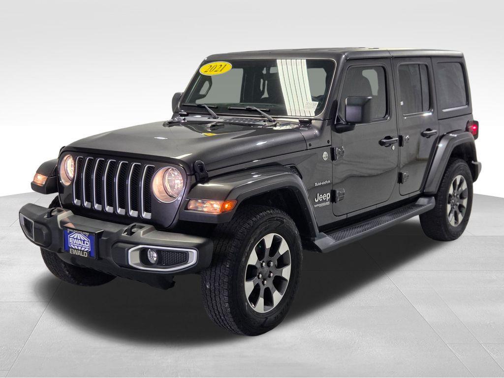 used 2021 Jeep Wrangler Unlimited car, priced at $35,497