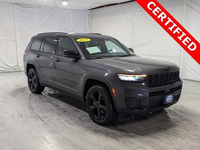 used 2021 Jeep Grand Cherokee L car, priced at $31,400