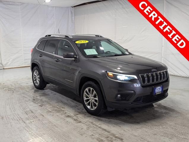 used 2021 Jeep Cherokee car, priced at $19,155