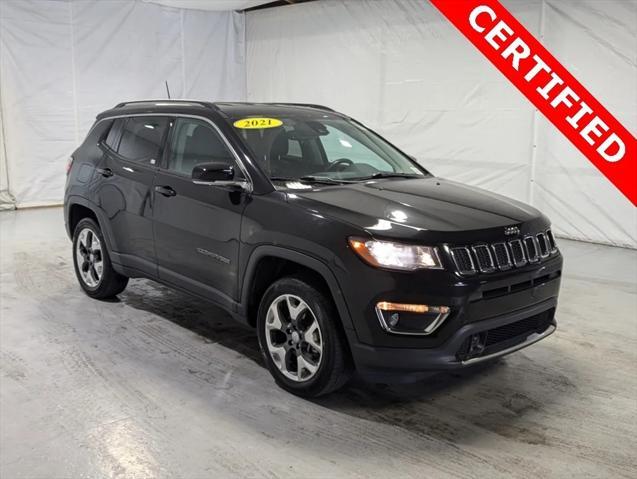 used 2021 Jeep Compass car, priced at $21,550