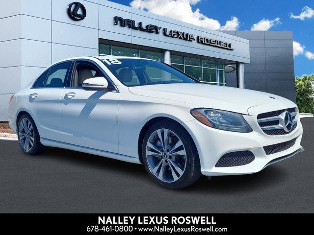 used 2018 Mercedes-Benz C-Class car, priced at $13,498