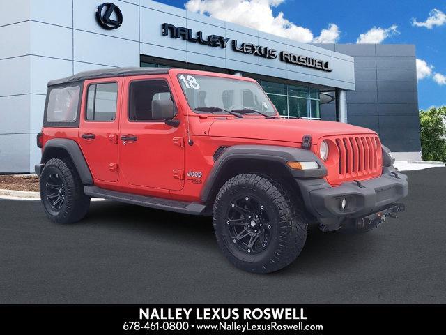 used 2018 Jeep Wrangler Unlimited car, priced at $22,986