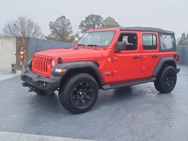 used 2018 Jeep Wrangler Unlimited car, priced at $22,986