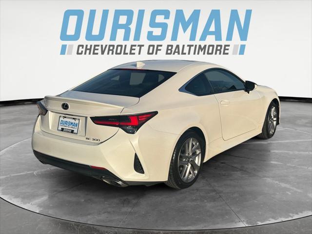 used 2021 Lexus RC 300 car, priced at $32,000