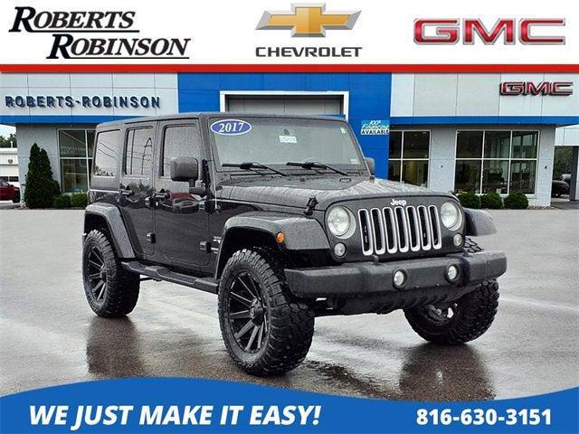 used 2017 Jeep Wrangler Unlimited car, priced at $17,988