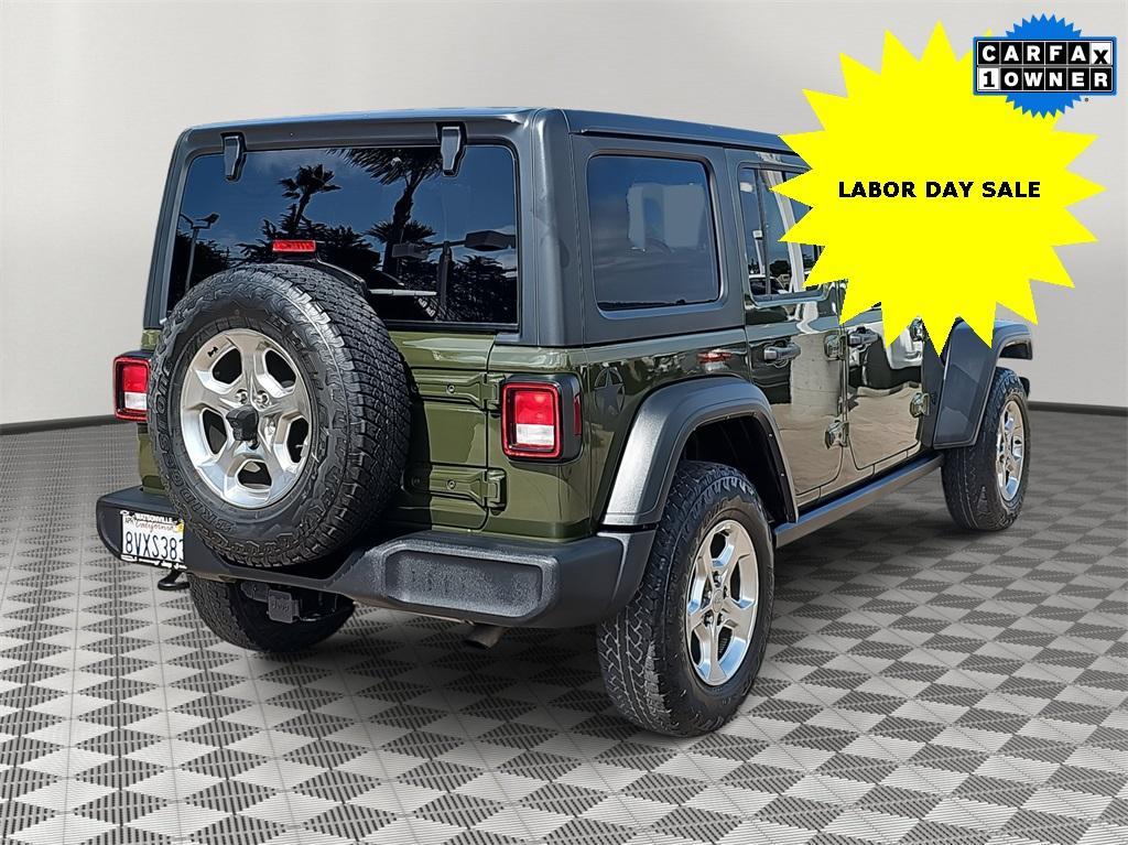 used 2021 Jeep Wrangler Unlimited car, priced at $28,495
