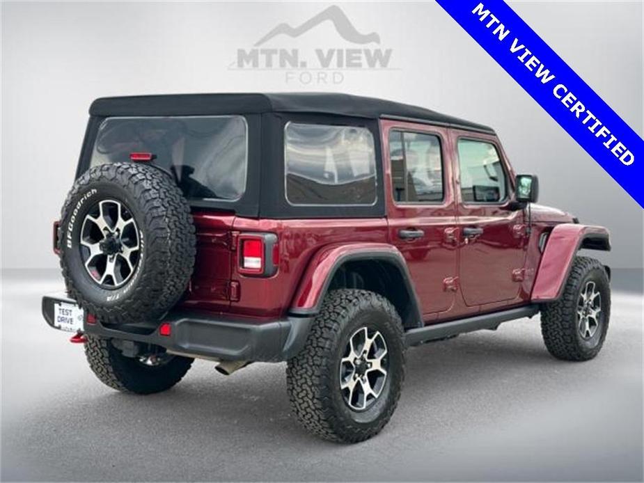 used 2021 Jeep Wrangler Unlimited car, priced at $38,917