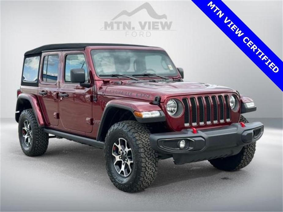 used 2021 Jeep Wrangler Unlimited car, priced at $38,917