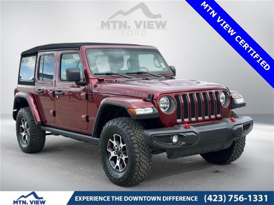 used 2021 Jeep Wrangler Unlimited car, priced at $38,917