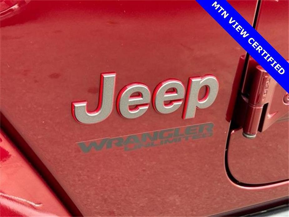 used 2021 Jeep Wrangler Unlimited car, priced at $38,917