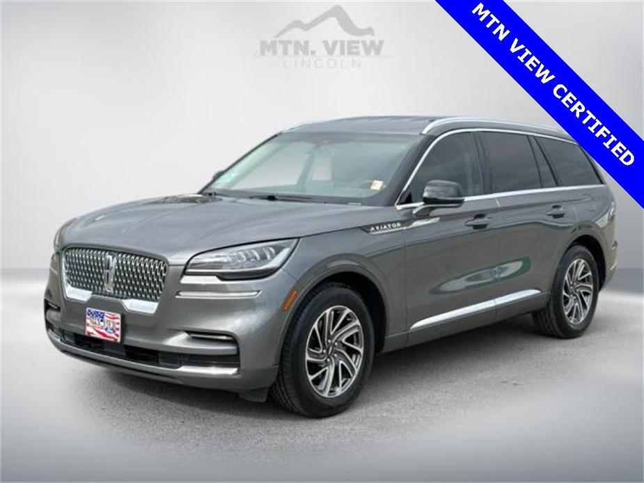 used 2022 Lincoln Aviator car, priced at $33,000