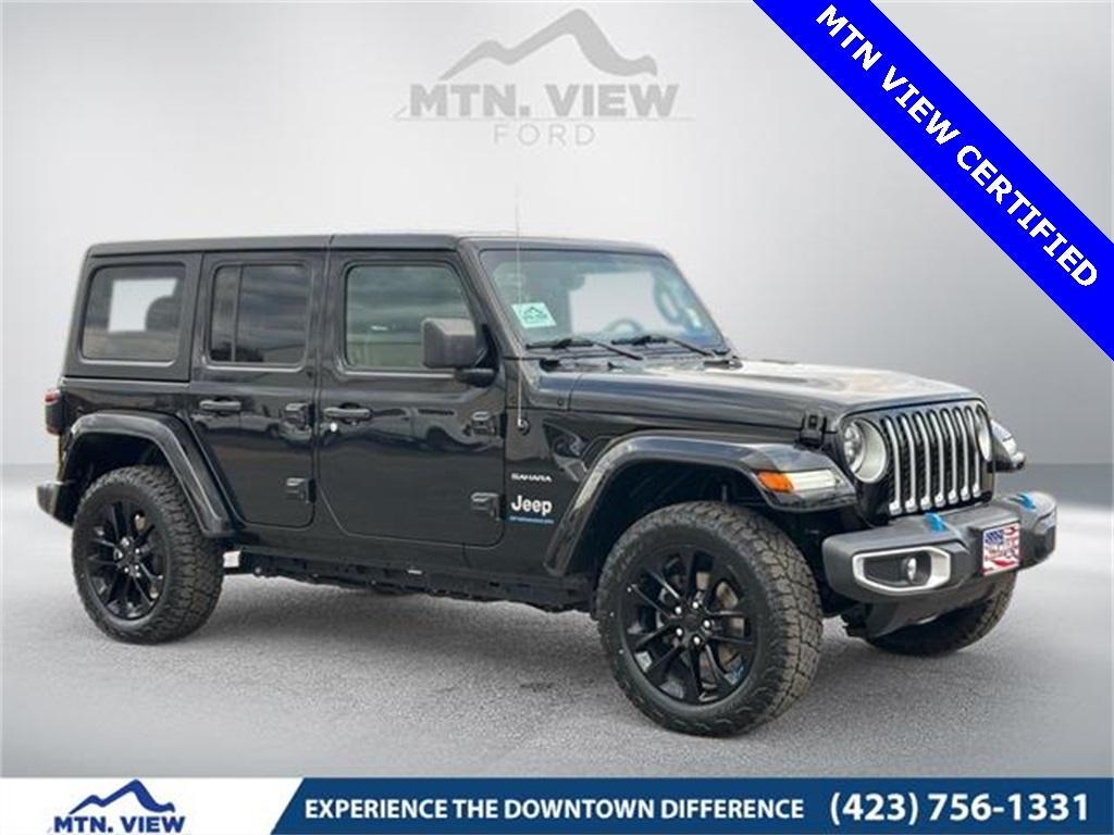 used 2023 Jeep Wrangler 4xe car, priced at $31,177