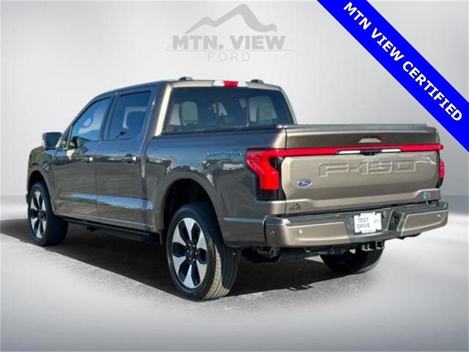 used 2023 Ford F-150 Lightning car, priced at $58,899