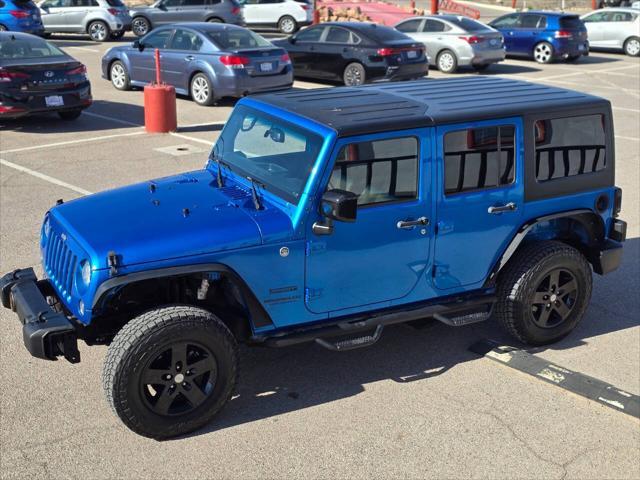 used 2015 Jeep Wrangler Unlimited car, priced at $19,999