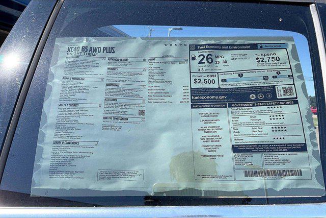 used 2024 Volvo XC40 car, priced at $36,000