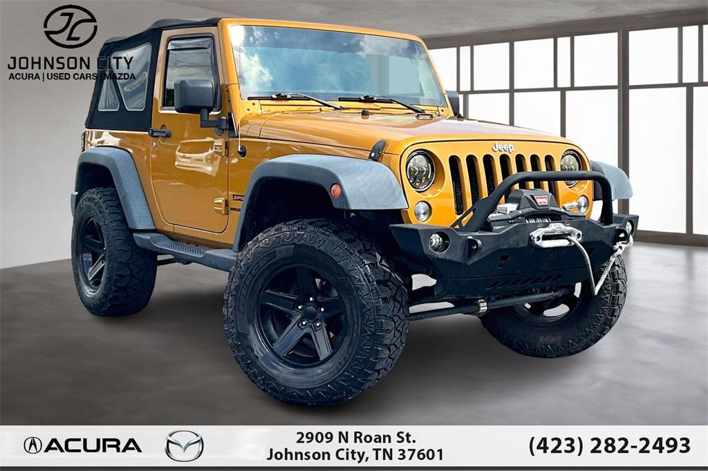 used 2014 Jeep Wrangler car, priced at $14,860