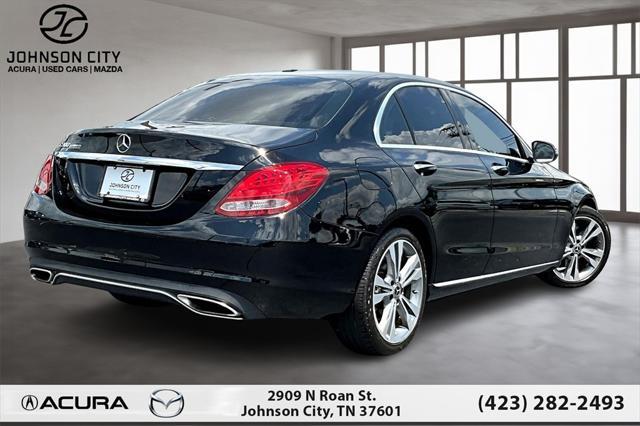 used 2018 Mercedes-Benz C-Class car, priced at $16,952