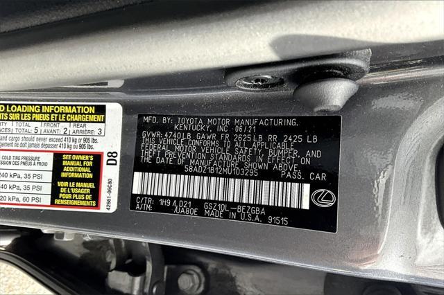 used 2021 Lexus ES 350 car, priced at $34,177