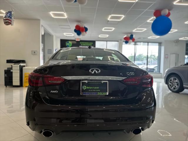 used 2019 INFINITI Q50 car, priced at $22,595