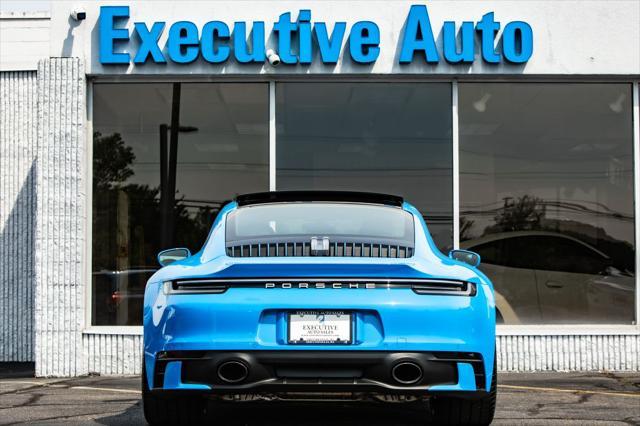 used 2022 Porsche 911 car, priced at $128,500