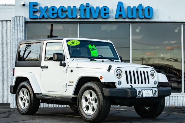 used 2015 Jeep Wrangler car, priced at $17,999