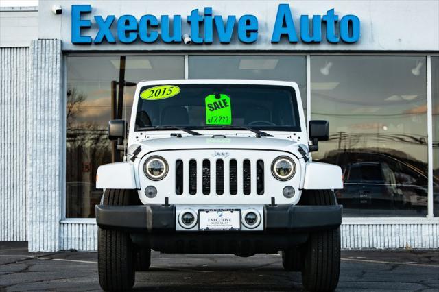 used 2015 Jeep Wrangler car, priced at $17,999