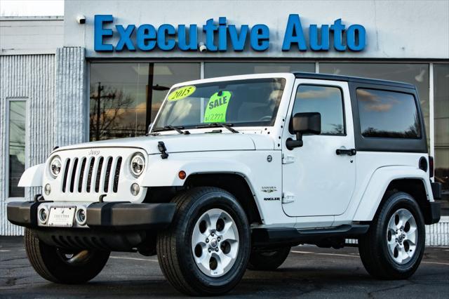 used 2015 Jeep Wrangler car, priced at $17,999